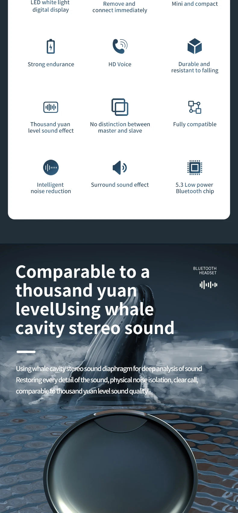 FANHANG TWS ANC Wireless Earbuds | Sport Earphones