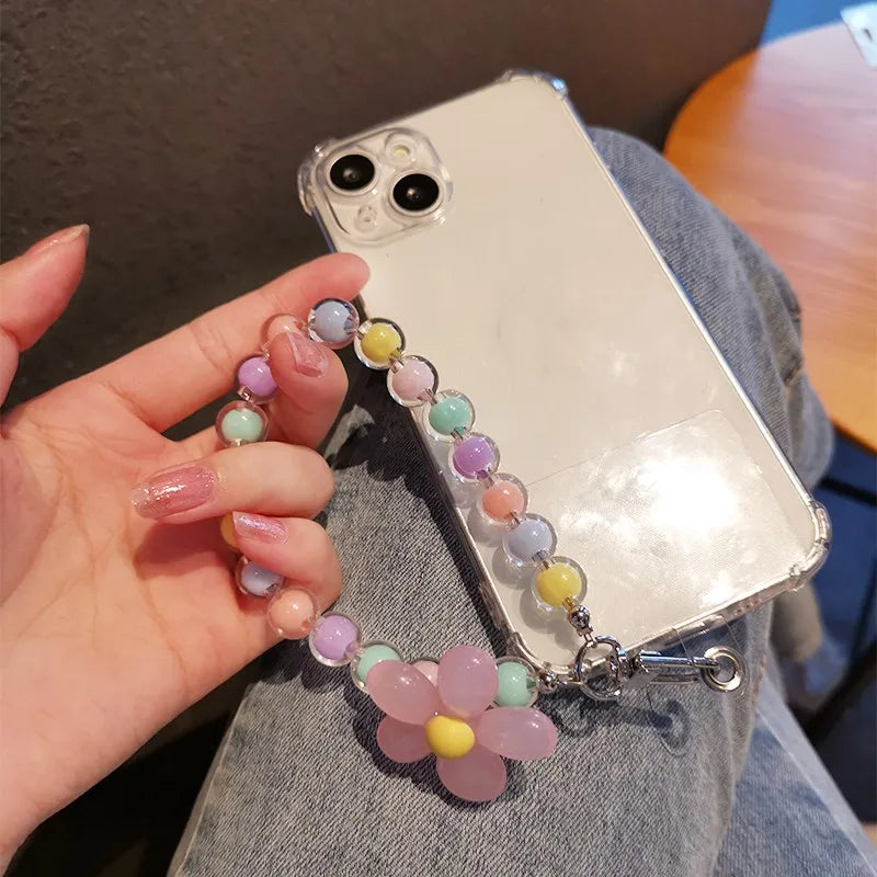 Jeffs Favorite Picks Macaron Bead Phone Wrist Lanyard