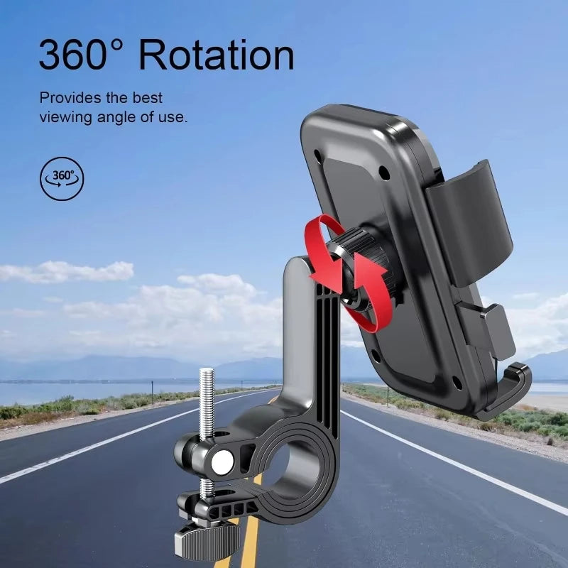 YANGGLOB MTB Phone Mount – Fast Lock Shockproof Rotatable Bike Holder