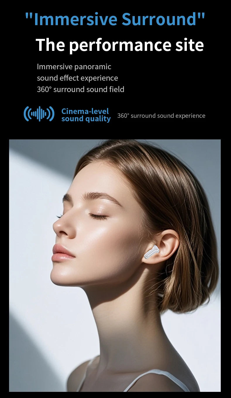 DAIDAN Waterproof Bluetooth Earphones with Mic & Type-C - TWS Headphones for Sale