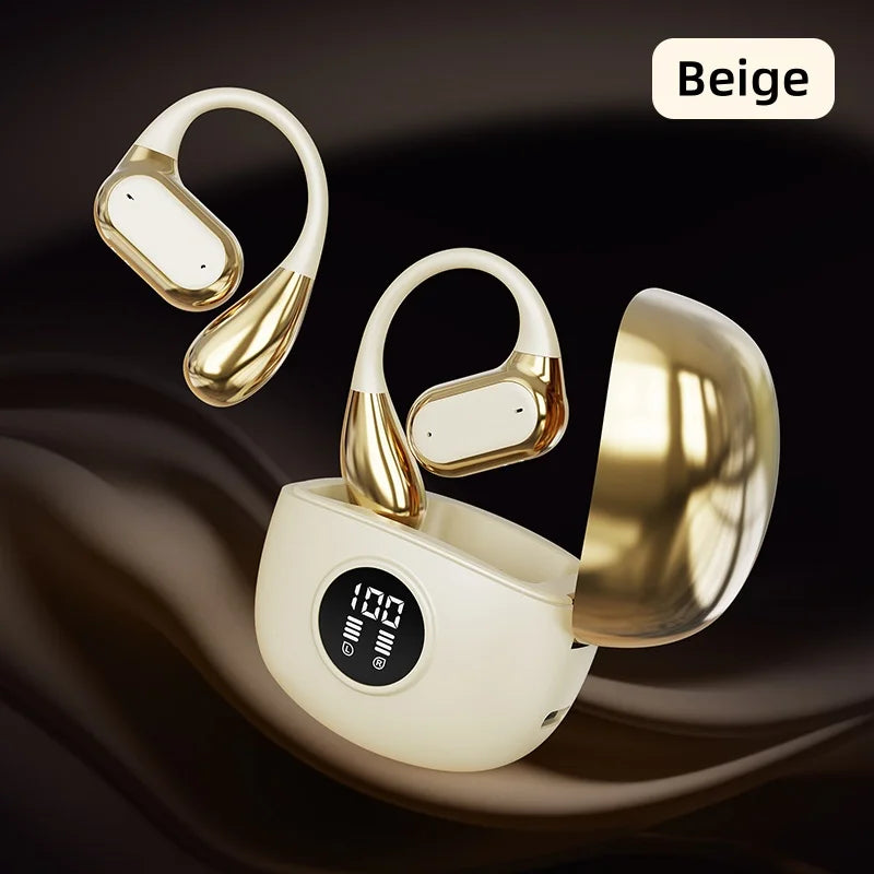 Bluetooth 5.3 Wireless Ear Hook Headphones, Waterproof High Fidelity - JEFF's Favorite Picks