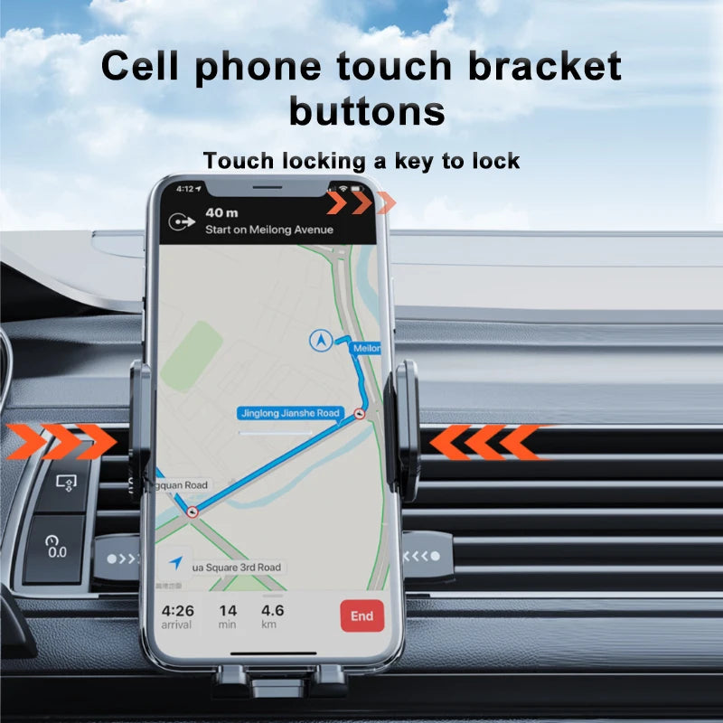 SEAMETAL Car Dashboard Phone Holder – Universal GPS Navigation Stand