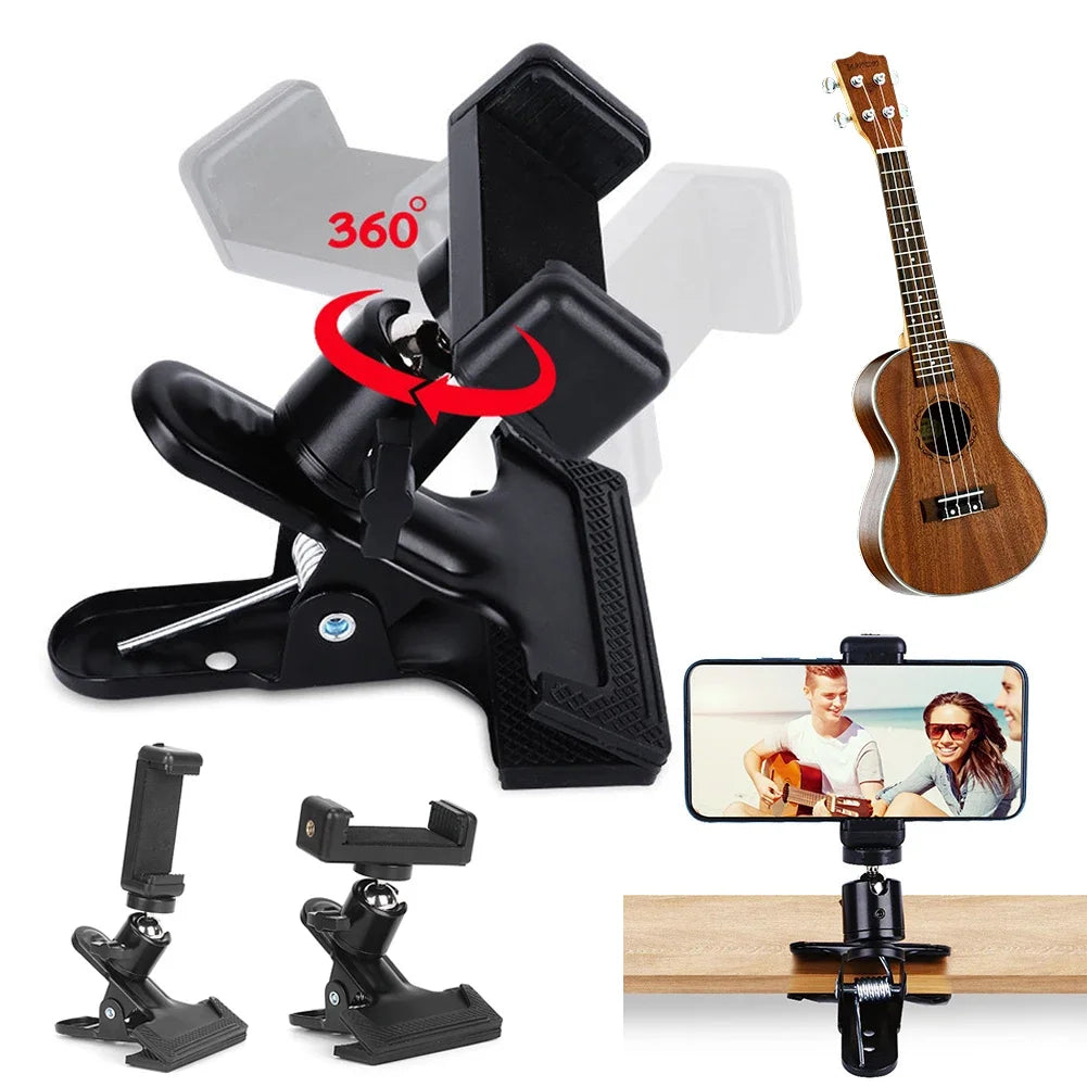 Hands-free car air vent phone holder in use