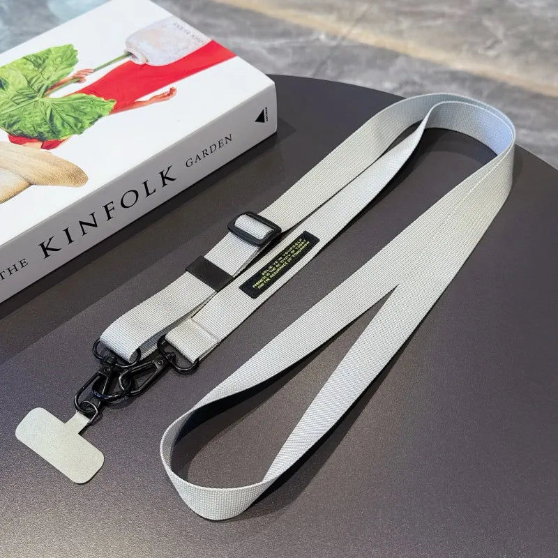 Adjustable Lanyard 140CM Crossbody Neck Cord Wrist Strap All Phone Cover Case Chain Fashion Anti Loss Outdoor Two Hooks Rope