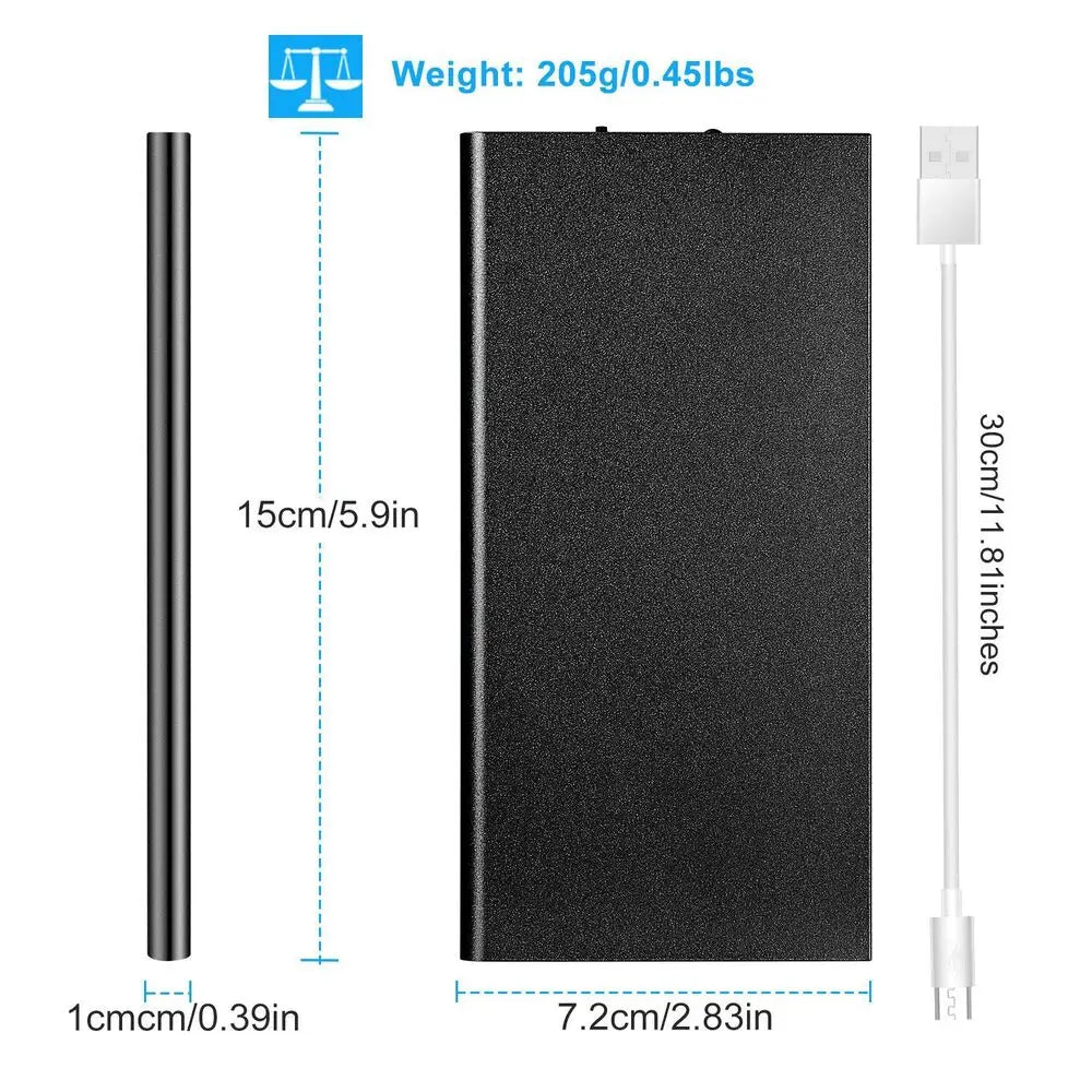 20000mAh Slim Power Bank Dual USB Charger - Reliable Power Anywhere — 20000mAh power bank