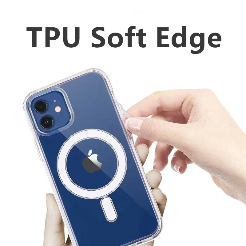 Buy Top Magnetic Transparent MagSafe Case 2026 – Shockproof iPhone | Free Shipping & Fast Delivery