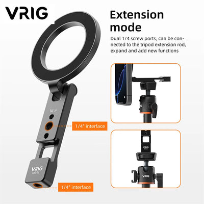 Buy VRIG MG-23 MagSafe Magnetic Phone Stand – Best magsafe phone stand | Free Shipping