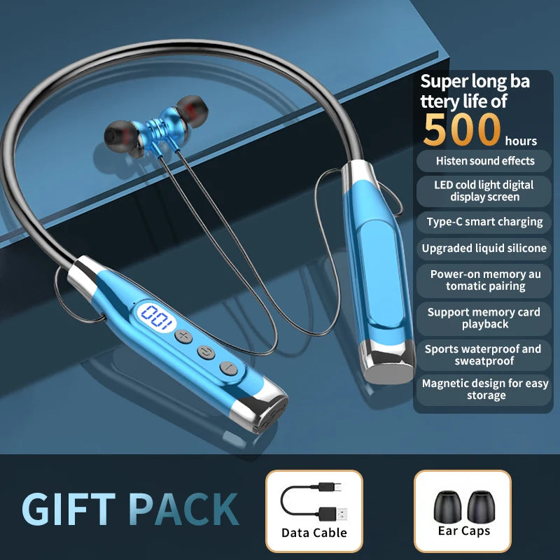 HKFZ Wireless Earbuds with Volume & Playback Controls