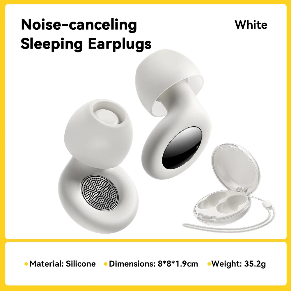 Soft Silicone Sleep Earplugs Noise Reducing Comfort Ear Plugs