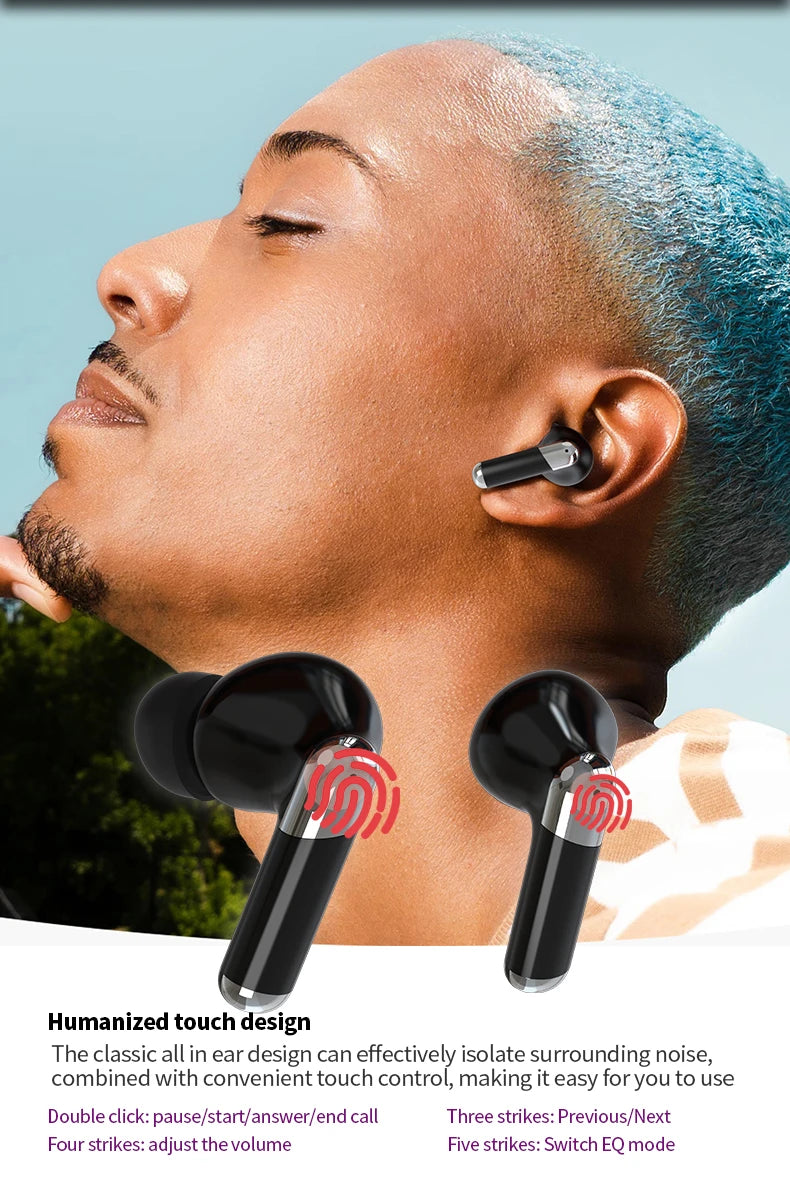 Top Rated Waterproof Earphones with HiFi Bass - Buy INMAS E3B Bluetooth Earphones