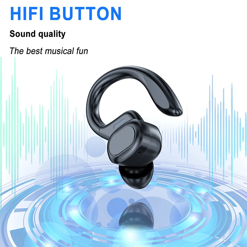 Otemkay VV2 Bluetooth 5.1 Sport Earphones | Earhook Over-Ear Buds | 13mm HiFi Running Headphones