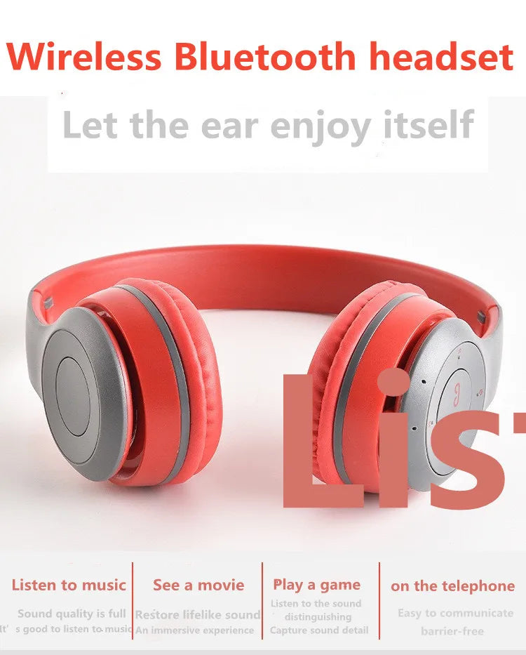 DIXSG P47 Bluetooth 5.0 Wireless Over-Ear