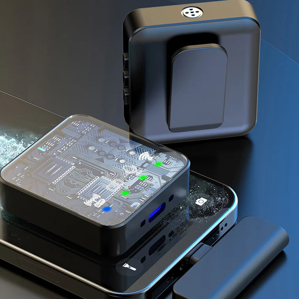 Wireless Lavalier Mic & Magnetic Monitor Kit for Smartphone Vlogging