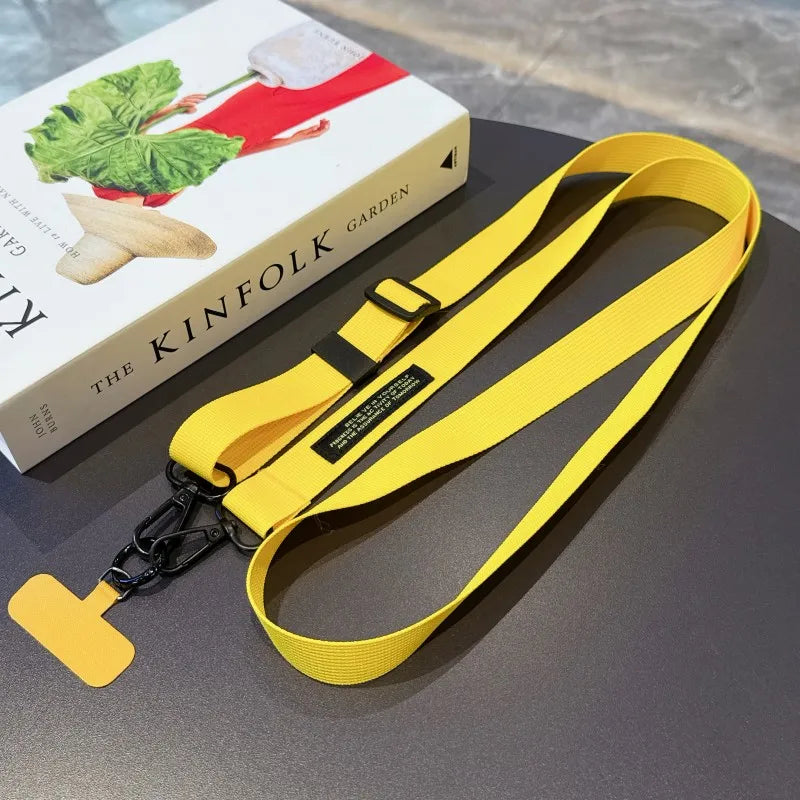 Adjustable Lanyard 140CM Crossbody Neck Cord Wrist Strap All Phone Cover Case Chain Fashion Anti Loss Outdoor Two Hooks Rope