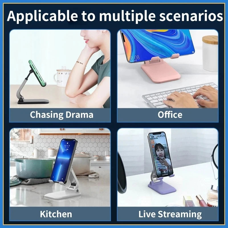 Adjustable desk phone and tablet stand, image 3