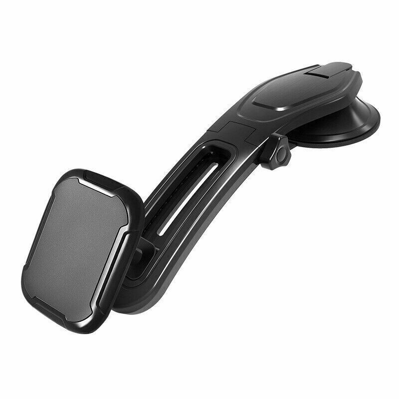 Universal Car Phone Mount with One-Touch Lock for Dashboard & Windshield