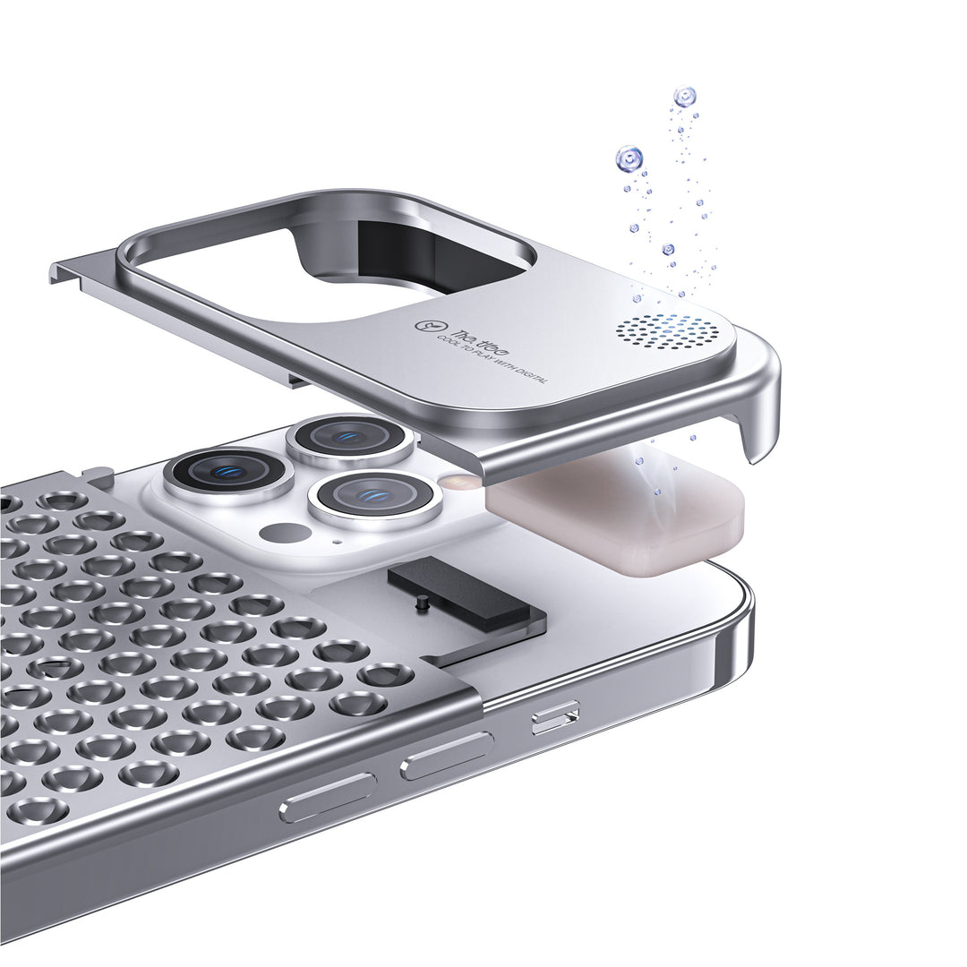 Aromatherapy Phone Case for iPhone - Marine Scent & Cooling — Anti fall dissipate case