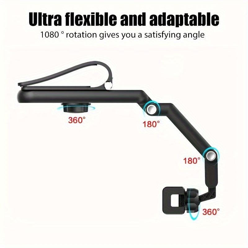 Visor Phone Holder for Car - 1080° Rotating Sun Visor Mount