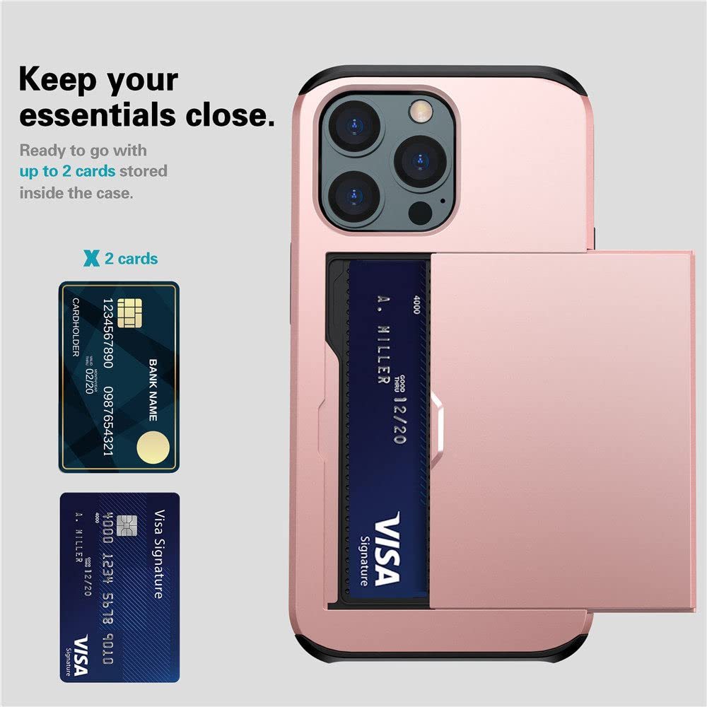 SGP Sliding Card Holder Phone Case - Secure Phone Case with Card Holder
