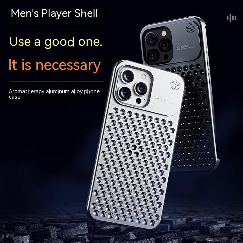 Aromatherapy Phone Case for iPhone - Marine Scent & Cooling — Anti fall dissipate case
