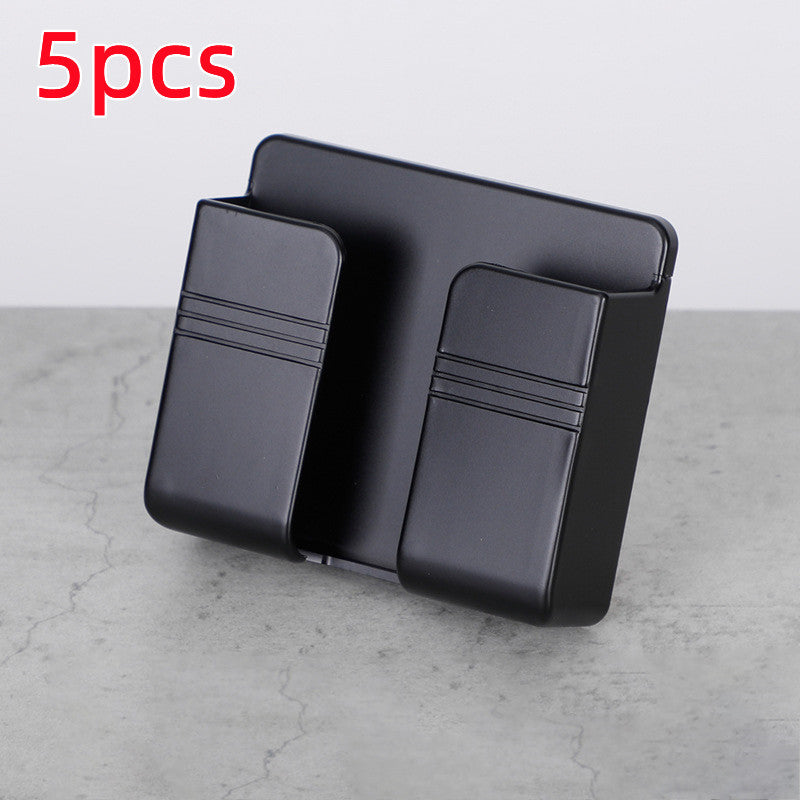 Remote and Phone Holder with Charging Dock - Minimalist Space Solution