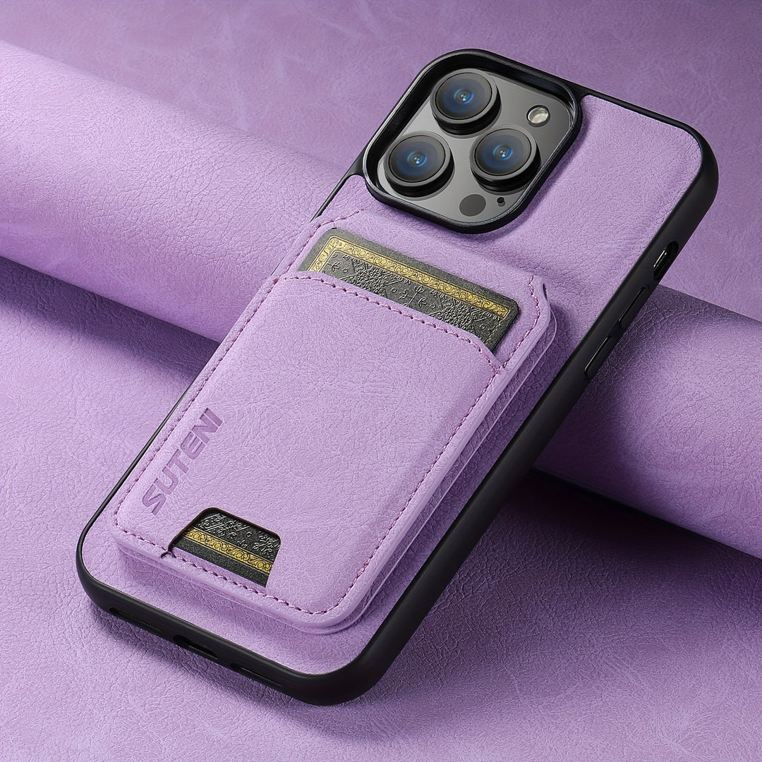 Best iPhone 16 Wallet Case with Card Holder & Kickstand - SUTENI
