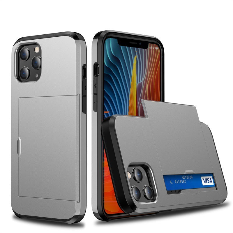 SGP Sliding Card Holder Phone Case - Secure Phone Case with Card Holder