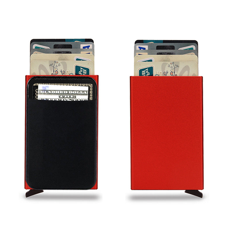 RFID-Blocking Metal Card Holder – Slim Aluminum Wallet – tech-gadget