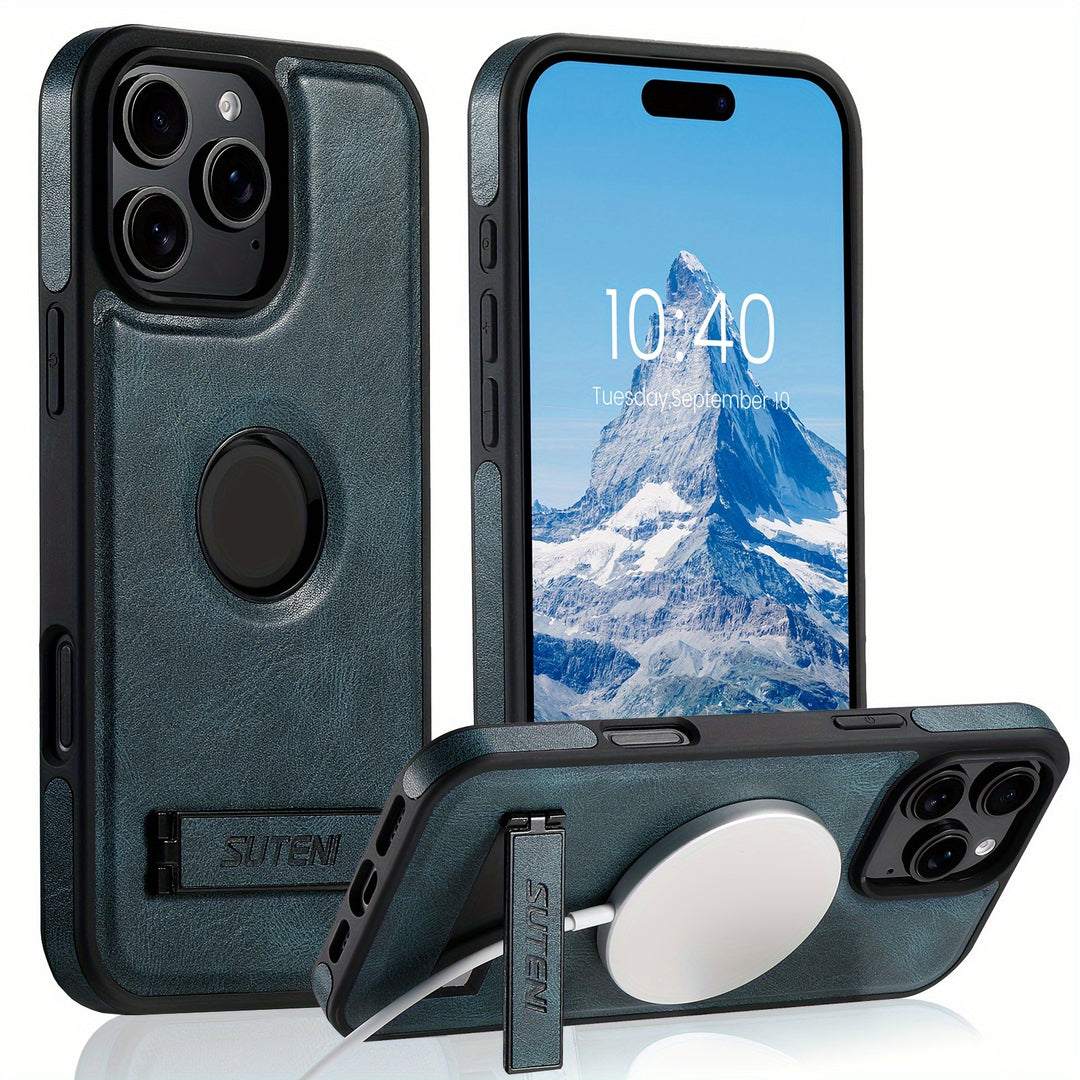 Magsafe Faux Leather iPhone Case — magsafe accessories
