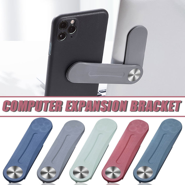 Car air vent phone holder with flexible nylon bracket for hands-free driving