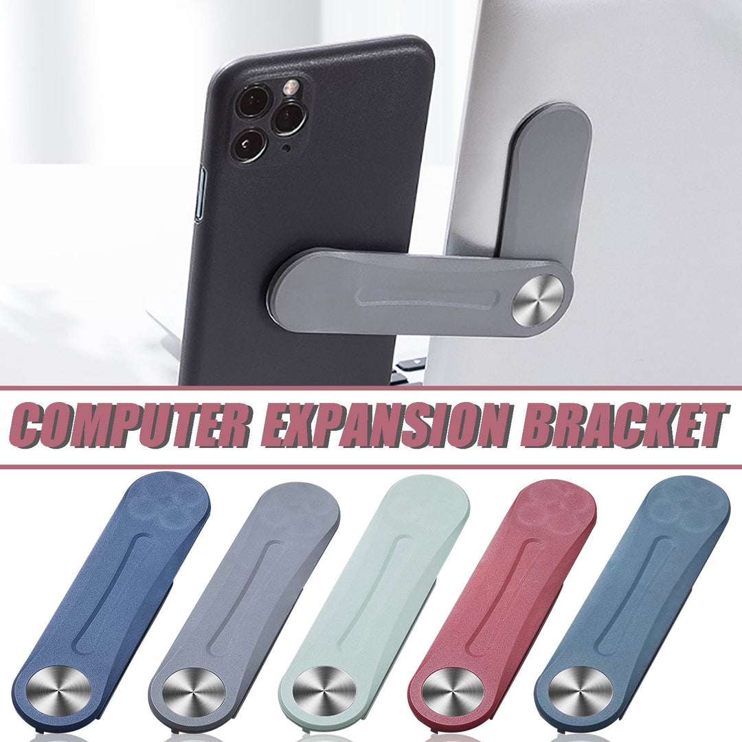 Car air vent phone holder with flexible nylon bracket for hands-free driving
