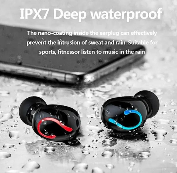 Bluetooth 5.1 Waterproof TWS Earbuds - IPX7