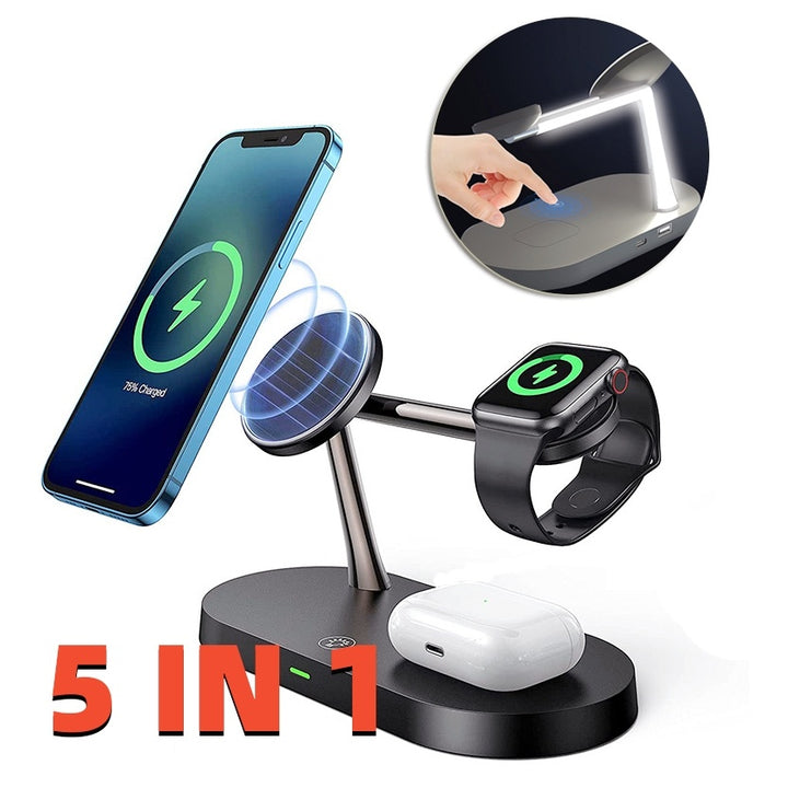 Best 5-in-1 MagSafe Wireless Charger for iPhone 16 — magsafe accessories