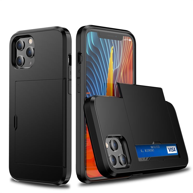 SGP Sliding Card Holder Phone Case - Secure Phone Case with Card Holder