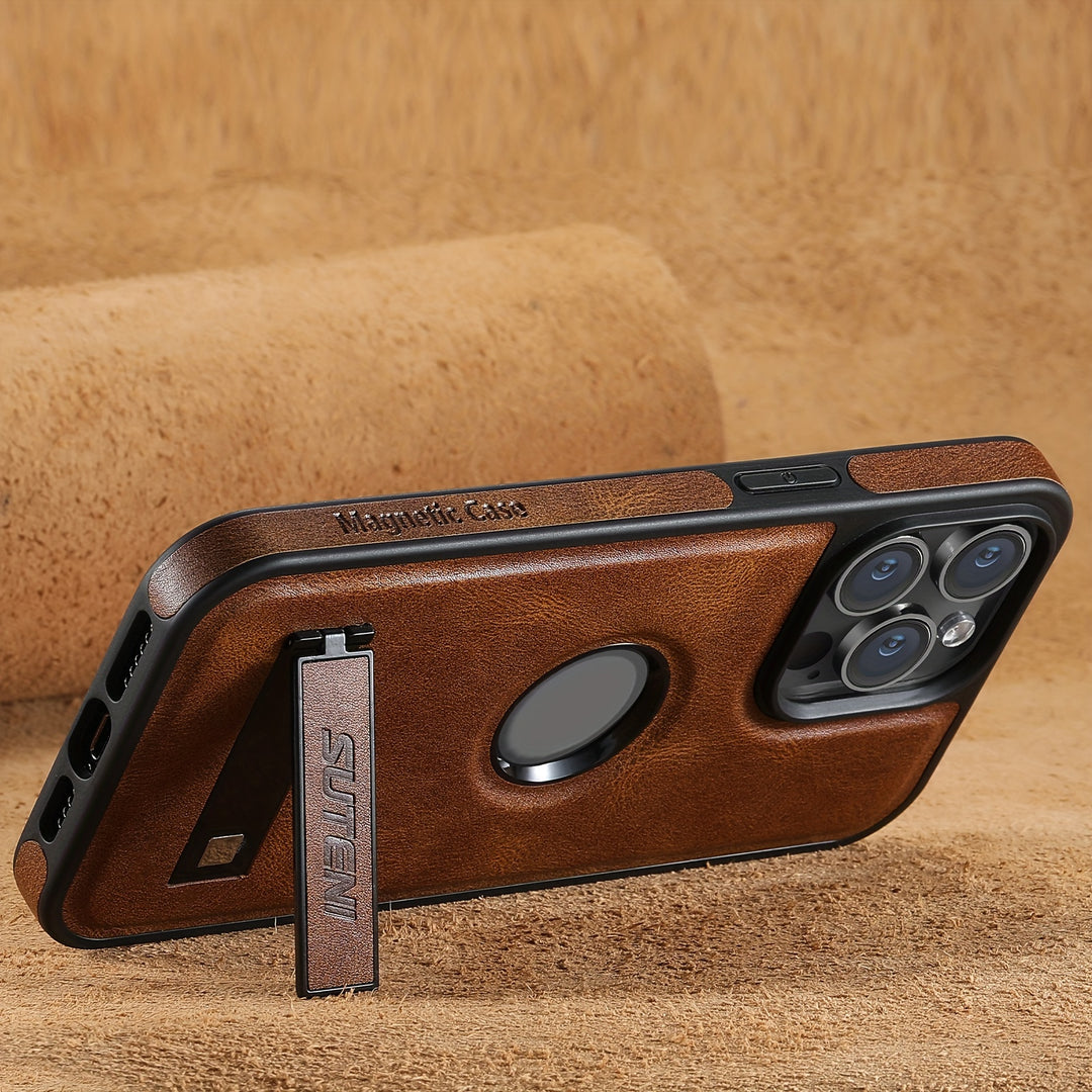 Magsafe Faux Leather iPhone Case — magsafe accessories