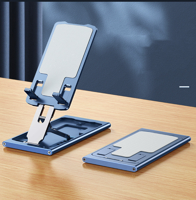 Premium Foldable Aluminum Phone Stand for Desk & On-the-Go Travel