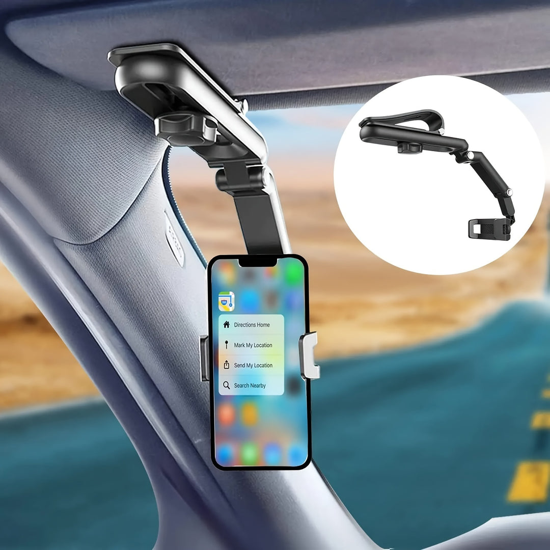 car air vent phone holder with 1080° rotating function for secure hands-free driving