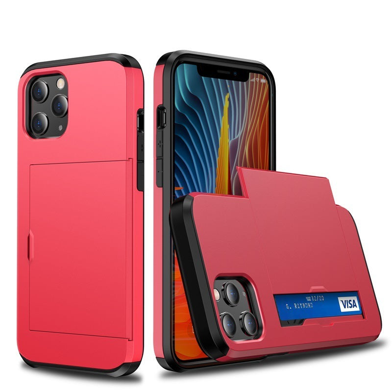 SGP Sliding Card Holder Phone Case - Secure Phone Case with Card Holder