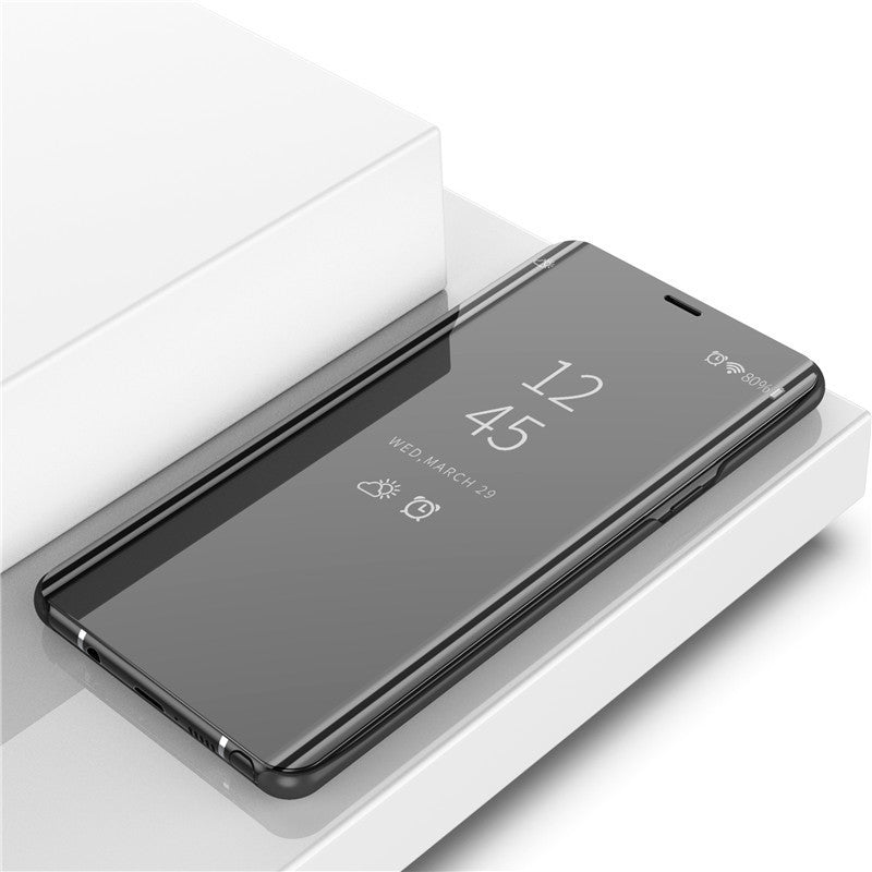 Mirror Leather Flip Case for Samsung Galaxy - Business Style Protection