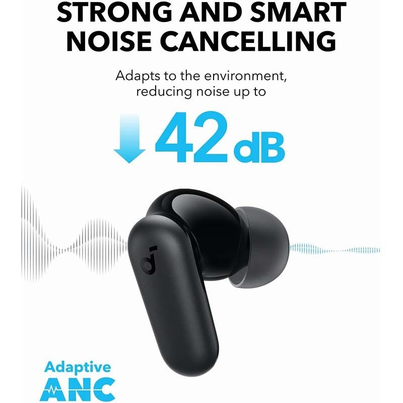 Soundcore P30i ANC Wireless Earbuds - Noise Control & Powerful Sound — noise cancelling earbuds