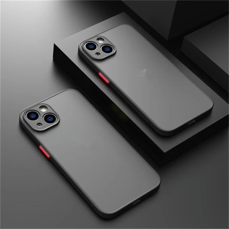 Colorful Matte Frosted iPhone Case for iPhone - 3D Acrylic Drop-Proof Cover — colorful matte frosted phone case