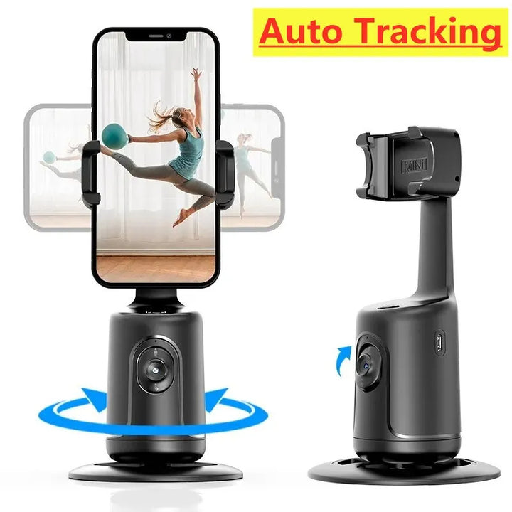 360° Smart AI Face Tracking Phone Gimbal with Gesture Control