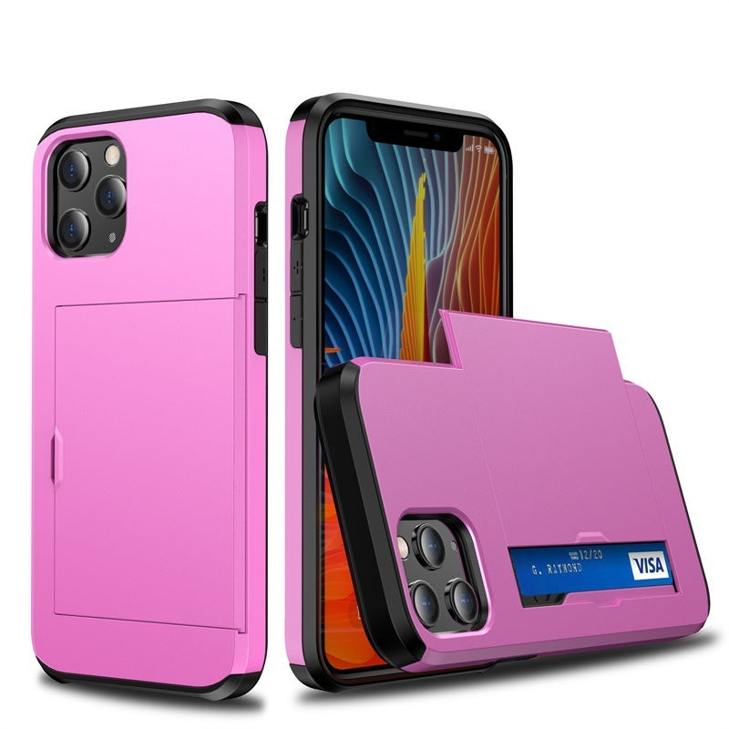 SGP Sliding Card Holder Phone Case - Secure Phone Case with Card Holder