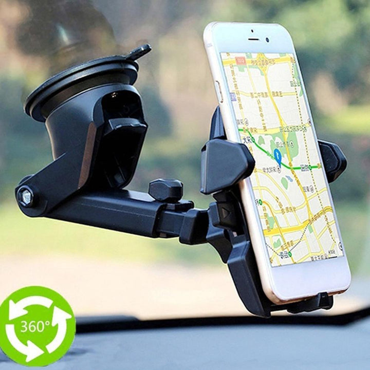 360 Degree Car Phone Mount with Suction Cup Holder